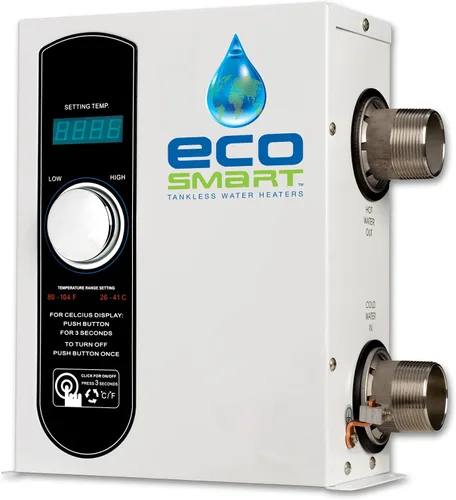 Vista 4 de Ecosmart Smart 11 - Calentador eléctrico de spa, blanco, 12 x 10,5 x 4,75
