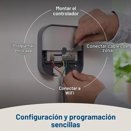 Vista 8 de [Usado] Orbit 57915 B-hyve Controlador inteligente de rociadores para interiores de 4 zonas
