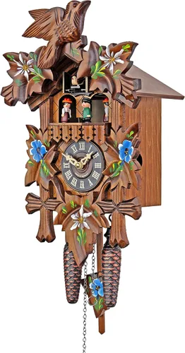 Vista 3 de Engstler Reloj Cuco Cuarzo - Flores Alpinas AH 532/10 QMT