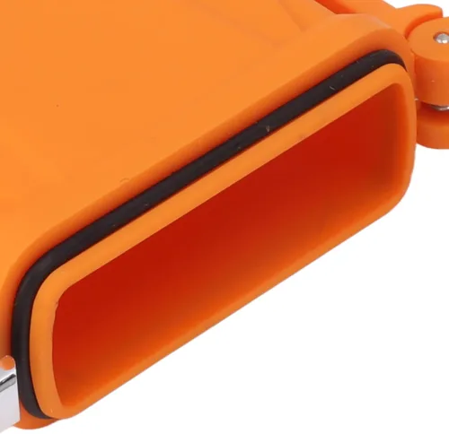 Vista 8 de TOPINCN Funda para encendedor de antorcha, resistente funda portátil IP56 impermeable para acampar al aire libre (naranja)