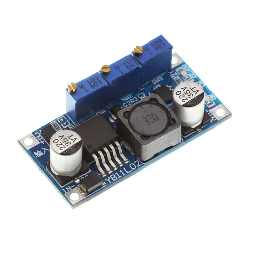 Vista 3 de Paquete de 1 módulo de fuente de alimentación del controlador de corriente constante y voltaje constante LED LM2596S