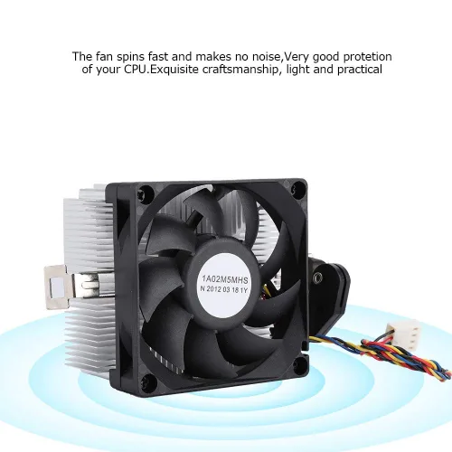 Vista 3 de Enfriador de CPU de 12 V, rodamiento hidráulico de 2200 rpm, ventilador silencioso de alta velocidad 7015, ventilador de refrigeración de CPU