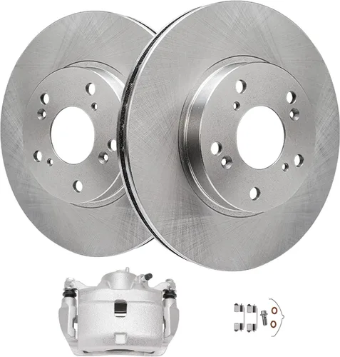 Vista 44 de Detroit Axle - Rotores de freno delantero para Volkswagen Touareg Audi Q7 Porsche Cayenne Rotores de freno de disco perforados y ranurados Reemplazo
