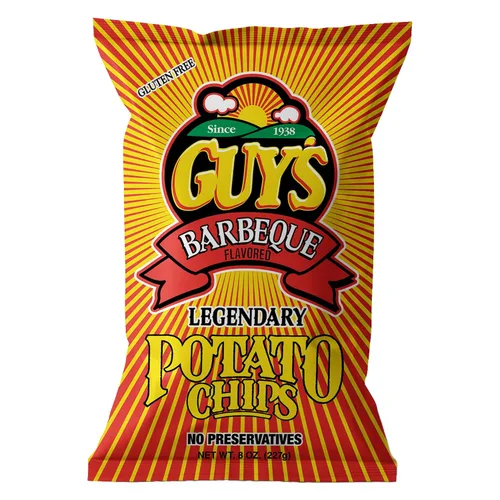 Vista 12 de Guys - Papas fritas de crema agria y cebolla, bocadillos saludables y salados con una mezcla única de especias, papas fritas naturales, papas fritas