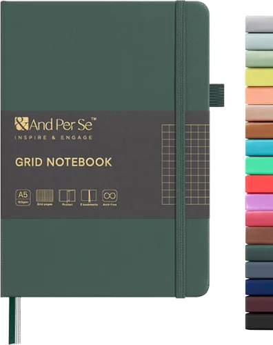 Vista 35 de ⩓ Per Se Cuaderno de Diario con Líneas (3 Paquetes), 160 Páginas Papel Grueso 100GSM, A5 Tapa Dura Cuadernos con Rayas Universitarias para Escribir