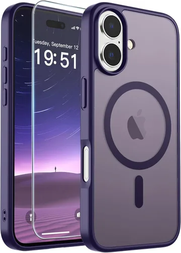 Vista 169 de SUPFINE Funda magnética para iPhone SE 2022 (3ª)/2020 (2ª), iPhone 8 (compatible con MagSafe) (protección contra caídas de grado militar), funda