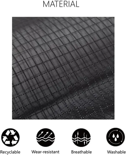 Vista 6 de Soporte para bolsas de plástico, 2 piezas de poliéster para bolsas de comestibles, dispensador de plástico, plegable, transpirable, lavable