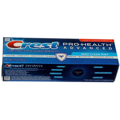 Vista 3 de Crest Pro-Health Pasta de dientes clínica de protección de encías suave menta - 3.5 onzas, paquete de 3