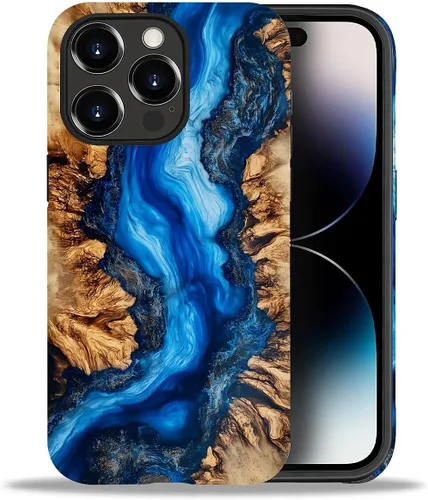 Vista 115 de DAIZAG Funda compatible con iPhone 11, hermoso color arena, patrón completo, carcasa rígida híbrida de plástico TPU + funda de protección
