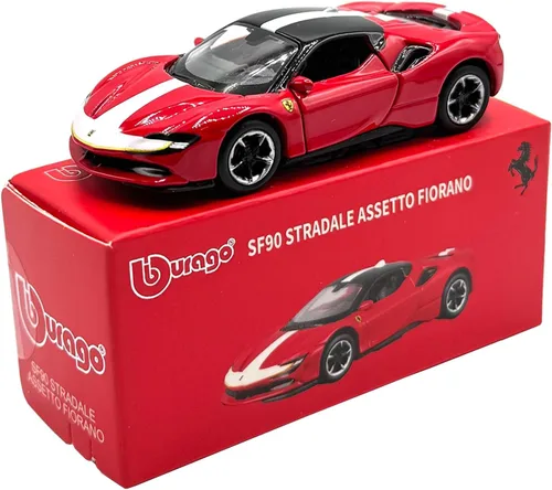 Vista 6 de Bburago Coche modelo de metal fundido a troquel a escala 1:64 de la serie Ferrari (430 Scuderia)