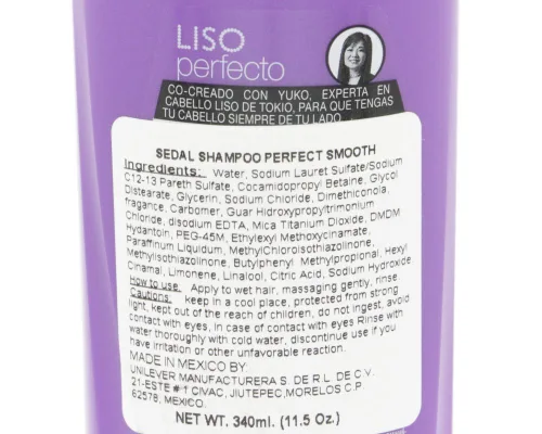Vista 3 de Sedal Champú Perfect Smoothness 11.5 fl oz - Sedal Liso Perfecto Champu (paquete de 1)
