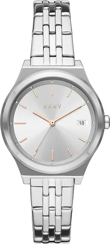 Vista 4 de DKNY Reloj de vestir de cuarzo de acero inoxidable Parsons para mujer