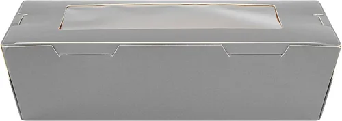 Vista 15 de Restaurantware Cafe Vision - Cajas desechables de 42 onzas para llevar, 200 cajas de papel para alimentos, bloqueo de bisagra, resistente a