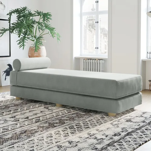 Vista 11 de Jaxx Alon Daybed - Tumbona plegable con colchón de espuma viscoelástica de primera calidad, tamaño Queen, fabricado en los Estados Unidos