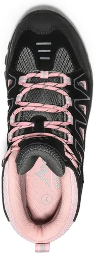 Vista 8 de NORTIV 8 Botas de senderismo impermeables para mujer, para exteriores, senderismo, camping, botas de búsqueda