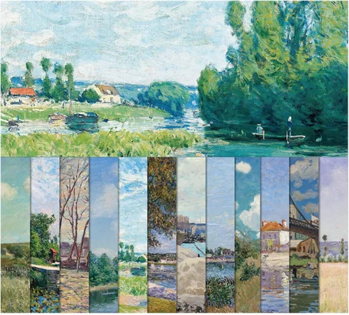 Vista 19 de 24 hojas de 12 diseños de álbumes de recortes, 6 x 6 pulgadas, papel de cartulina para manualidades Decopodge de una sola cara, álbum de recortes