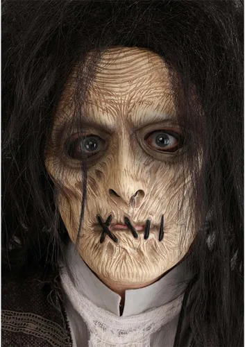 Vista 5 de Disfraz de bruja para adultos, disfraz de Billy Butcherson, traje de Halloween zombi, chaqueta de mezclilla, camisa y pantalones, conjunto completo