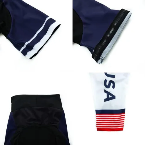 Vista 4 de Maillot de ciclismo - hombres y mujeres ropa de ciclismo Jersey de ciclismo conjunto de ciclismo camisas de ciclismo transpirable secado rápido