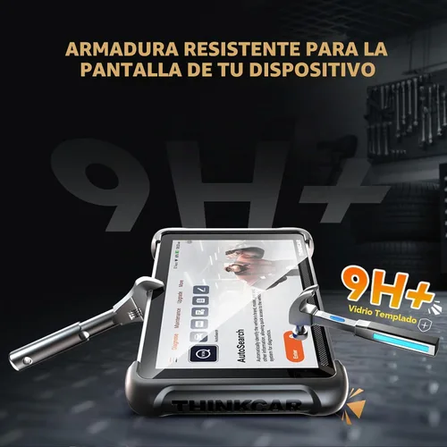 Vista 2 de THINKSCAN 689BT - Escáner bidireccional OBD2 herramienta de diagnóstico con pantalla de vidrio templado Pro Tector, todo el sistema, más de 34