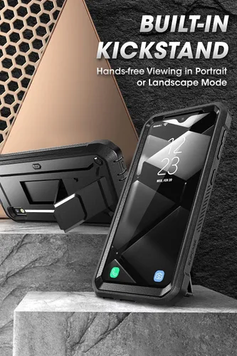 Vista 3 de SUPCASE Unicorn Beetle Pro Series - Funda diseñada para Samsung Galaxy A10e (versión 2019), funda resistente de cuerpo completo y función atril