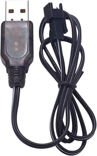 Vista 2 de Fielect Cable de carga USB positivo SM-2P para coche RC 3.6V 250mA Ni-MH Ni-CD batería