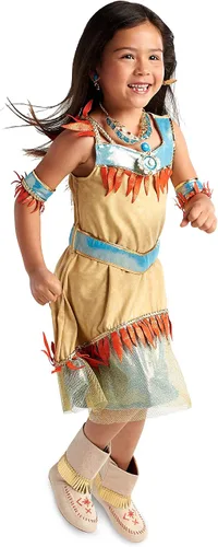 Vista 2 de Disfraz de Pocahontas de Disney para niños