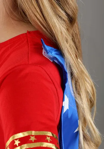 Vista 5 de Disfraz casual de mujer maravilla para niños