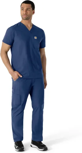 Vista 4 de Carhartt Scrubs C16113 Force Modern Fit V-Neck Top