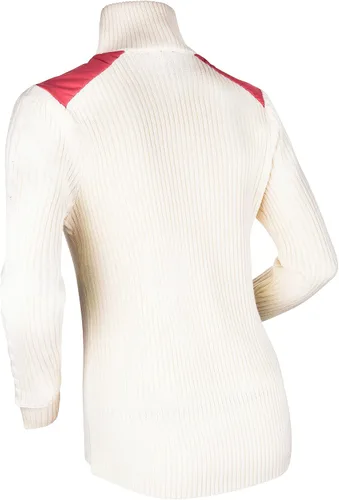 Vista 2 de B DÆHLIE Daehlie - Suéter cómodo con media cremallera para mujer, sudadera con aislamiento de mezcla de lana