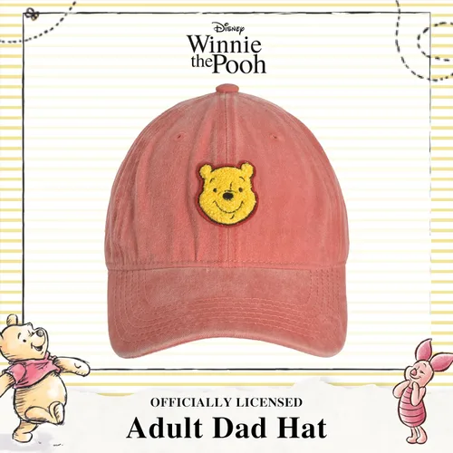 Vista 8 de Disney Winnie The Pooh Dad Hat, Adjustable Cotton Baseball Cap with Curved Brim