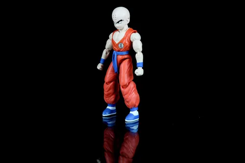Vista 4 de Dragon Ball Super - Dragon Stars - Krillin, figura de acción de 6.5 pulgadas Dragonball Super Figura de acción de 6 pulgadas Dragon Stars Series