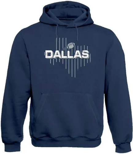 Vista 10 de Xtreme Apparrel Team Field Map Men's Hoodie Sweatshirt for Football Fans