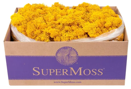 Vista 31 de SuperMoss 21786 Musgo de Reno Preservado Negro, Aprox. 3 lb Estuche a Granel