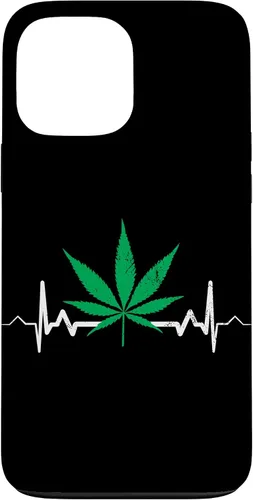 Vista 24 de Weed Heartbeat Pot Cannabis Leaf Marijuana 420 Stoner Gift Case for iPhone 17