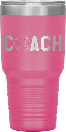 Vista 16 de Vaso de entrenador de béisbol, regalo de entrenador de béisbol, 30 onzas, con aislamiento, grabado de acero inoxidable, color negro
