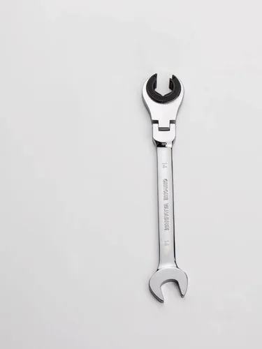 Vista 27 de FLZOSPER Llave de tubo SAE Fix de 1/2 pulgada, llave de engranajes de cabeza flexible, llave combinada de trinquete