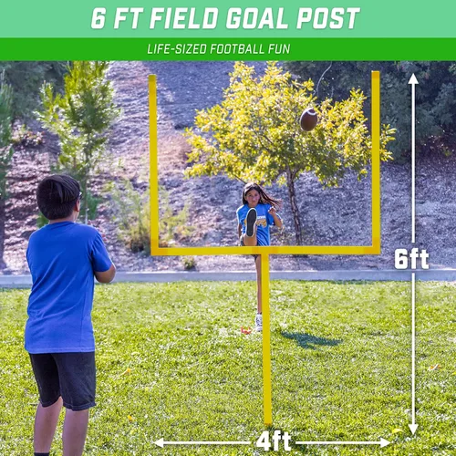Vista 2 de GoSports Poste de Portería de Fútbol Americano - Juego de Fútbol Americano para Patio Trasero de 6 u 8 Pies
