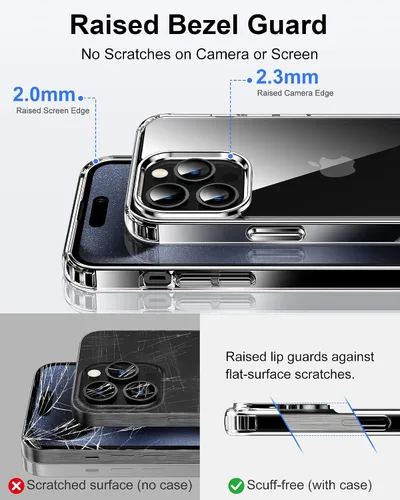 Vista 366 de HOOMIL Funda para iPhone 7 Plus/iPhone 8 Plus de 5.5 Pulgadas, sin amarillamiento, protección contra caídas, cubierta trasera dura transparente