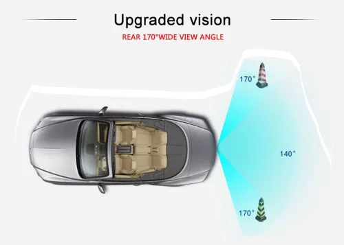 Vista 6 de Tercer techo techo techo lámpara de freno cámara luz de freno cámara de visión trasera cámara de respaldo para Toyota Hilux Revo Rocco Invincible 50
