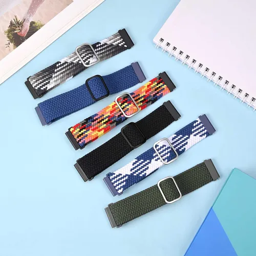 Vista 7 de BISONSTRAP Correas de reloj de nailon, correas trenzadas ajustables para hombres y mujeres, 0.630 in, 0.709 in, 0.748 in, 0.787 in, 0.866 in