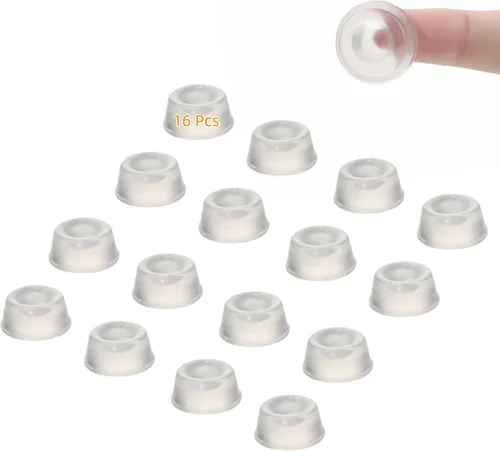 Vista 8 de Furnigear - Almohadillas antideslizantes para mesa de cristal, 3/4 pulgadas, almohadillas de goma autoadhesivas para tabla de cortar, muebles