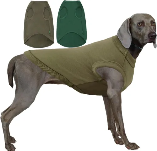 Vista 15 de Camisas Lisas para Perros, Ropa Sólida para Perros, Camiseta Ligera Elástica, Sin Mangas Blanca para Cachorros Chihuahua Gatos Disfraces Pequeños