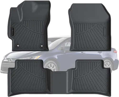 Vista 70 de Revestimientos de suelo para Acura ADX y Honda HR-V 2023-2026 TPE 2023-2026 TPE protección para todo tipo de clima, tapetes de primera y 2ª fila