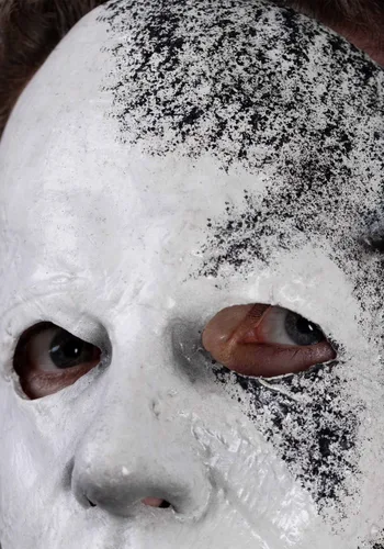 Vista 4 de Disfraz de Mono con Máscara de Michael Myers para Adultos - Halloween Kills Multicolor