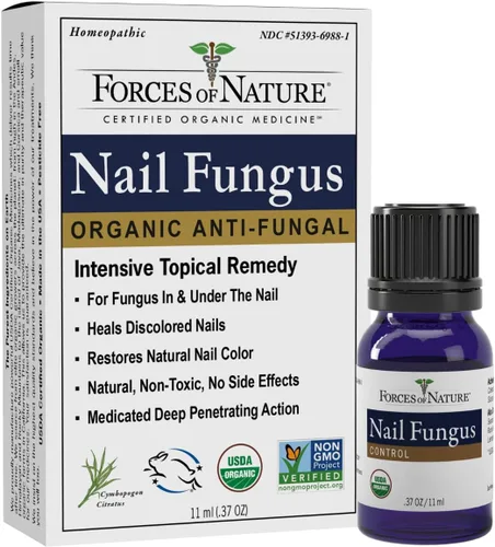 Vista 11 de Forces of Nature Tratamiento de hongos en las uñas de los pies, antifúngico orgánico restaura la apariencia de uñas de los pies y uñas, medicina
