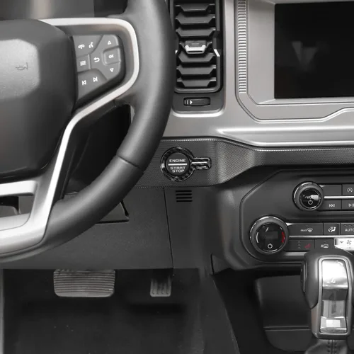 Vista 7 de Linskip Anillo de botón de arranque compatible con Ford Bronco 2021-2025, cubierta del botón de arranque del motor para accesorios interiores Bronco