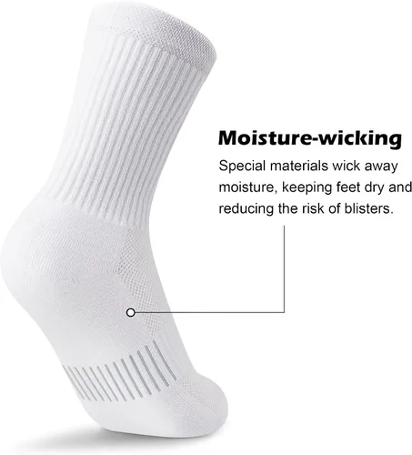 Vista 4 de Gonii Calcetines de compresión acolchados para mujer, 5 pares