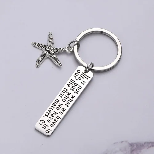 Vista 5 de JIUSHUN Regalo de amistad de larga distancia, regalo para esposa, hija, llavero para mamá, regalo para primo, joyería para mejor amiga