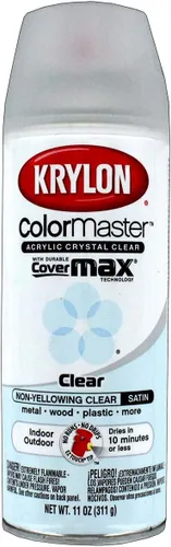 Vista 14 de Krylon K05160202 ColorMaster Pintura + imprimación, plana, negro, 12 onzas