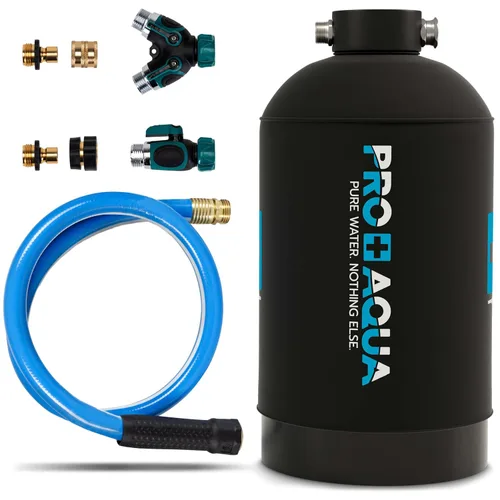 Vista 11 de PRO+AQUA Kit de regeneración/filtración de 2 etapas para ablandadores de agua portátiles, elimina cloro, mal sabor, olores, sedimentos, bacterias